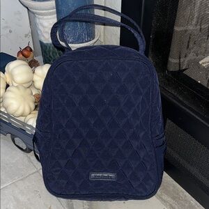 Vera Bradley Midnight Blue Quilted Backpack